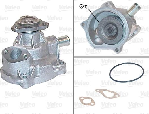 Valeo 506428 - Ūdenssūknis www.autospares.lv