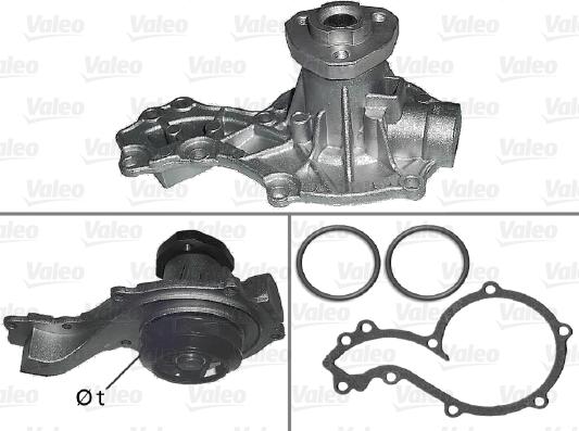 Valeo 506594 - Водяной насос www.autospares.lv