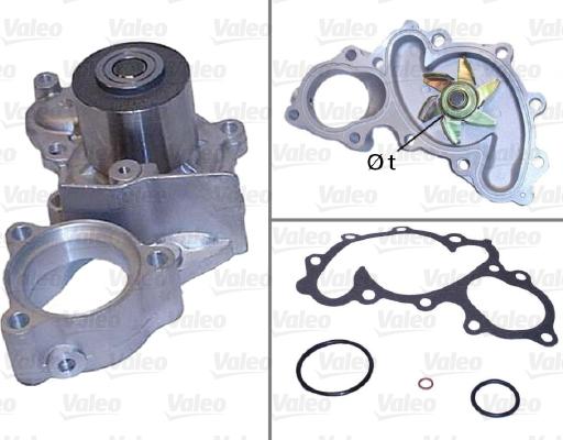 Valeo 506543 - Water Pump www.autospares.lv