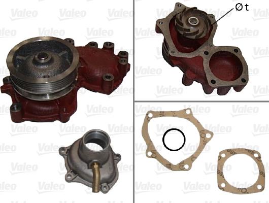 Valeo 506560 - Ūdenssūknis www.autospares.lv