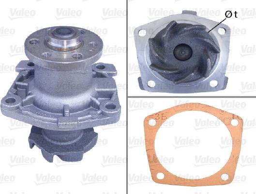 Valeo 506508 - Ūdenssūknis www.autospares.lv