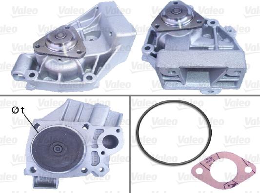 Valeo 506514 - Водяной насос www.autospares.lv