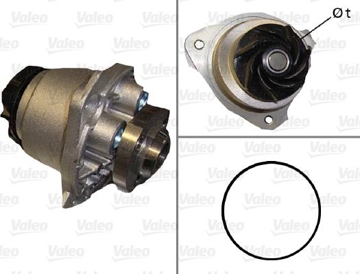 Valeo 506587 - Ūdenssūknis autospares.lv