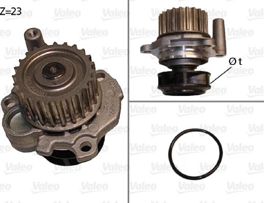 Valeo 506532 - Water Pump www.autospares.lv