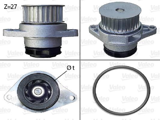 Valeo 506578 - Ūdenssūknis autospares.lv