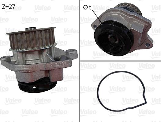 Valeo 506577 - Ūdenssūknis www.autospares.lv