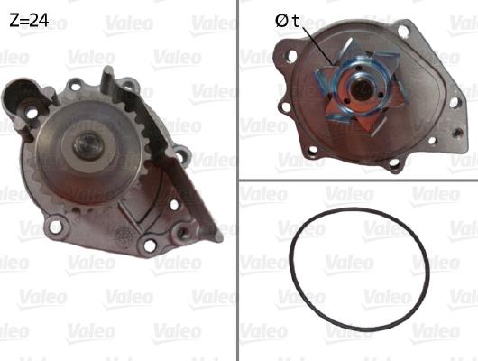 Valeo 506696 - Ūdenssūknis www.autospares.lv