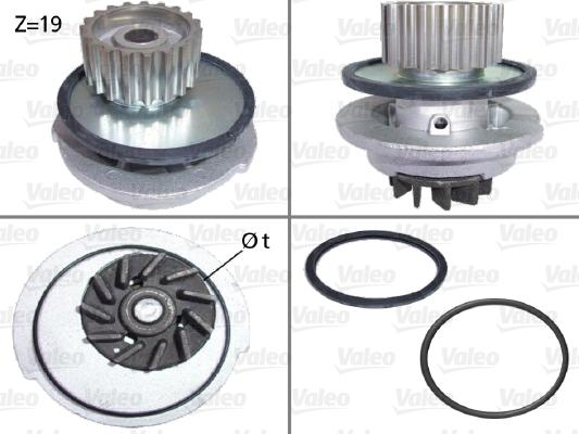 Valeo 506648 - Water Pump www.autospares.lv