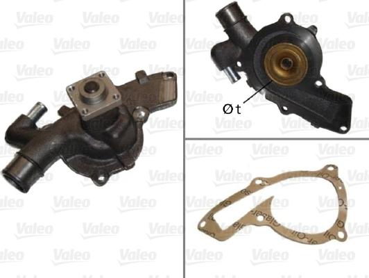 Valeo 506642 - Water Pump www.autospares.lv