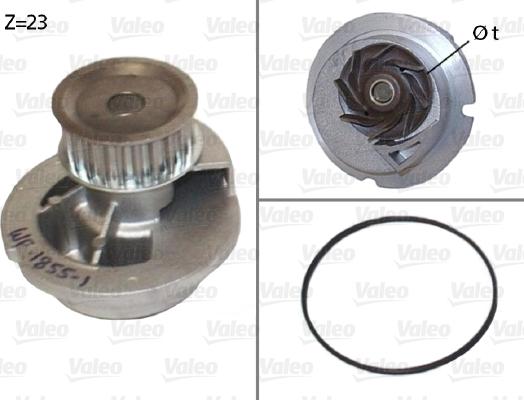 Valeo 506656 - Ūdenssūknis www.autospares.lv