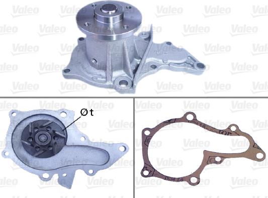 Valeo 506652 - Ūdenssūknis www.autospares.lv