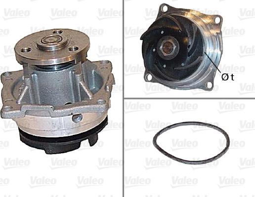 Valeo 506604 - Ūdenssūknis www.autospares.lv