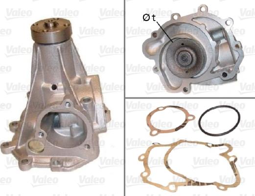 Valeo 506619 - Ūdenssūknis www.autospares.lv