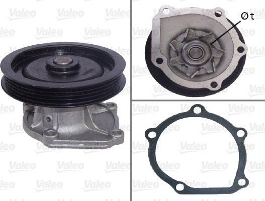 Valeo 506610 - Ūdenssūknis www.autospares.lv