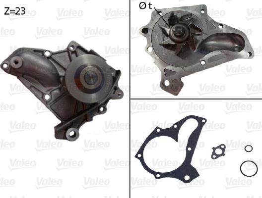 Valeo 506624 - Water Pump www.autospares.lv