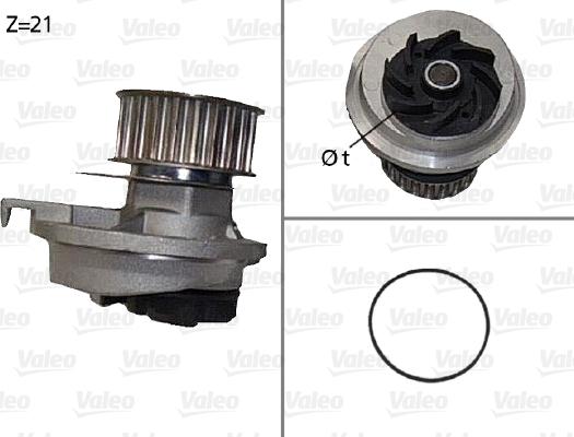 Valeo 506087 - Ūdenssūknis autospares.lv