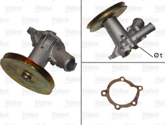 Valeo 506034 - Ūdenssūknis www.autospares.lv