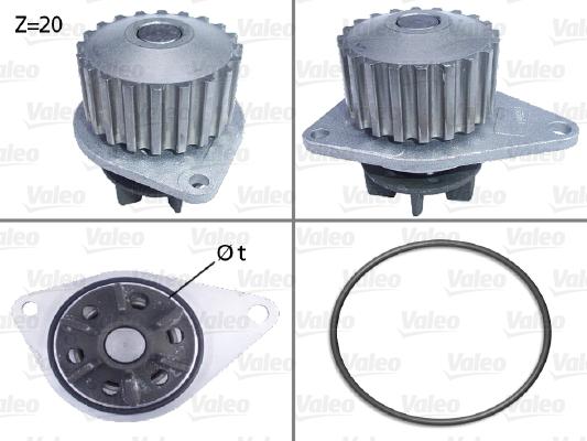 Valeo 506035 - Water Pump www.autospares.lv