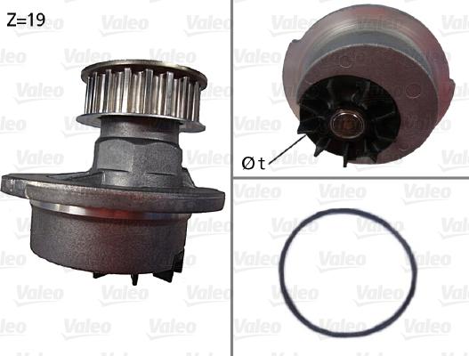 Valeo 506030 - Ūdenssūknis www.autospares.lv