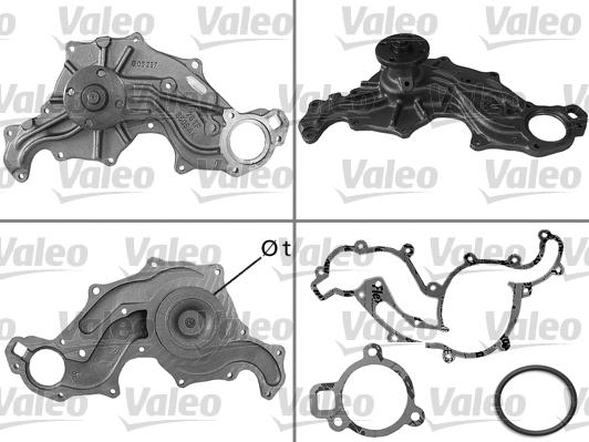 Valeo 506173 - Ūdenssūknis www.autospares.lv