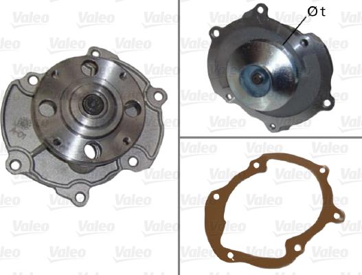 Valeo 506866 - Water Pump www.autospares.lv