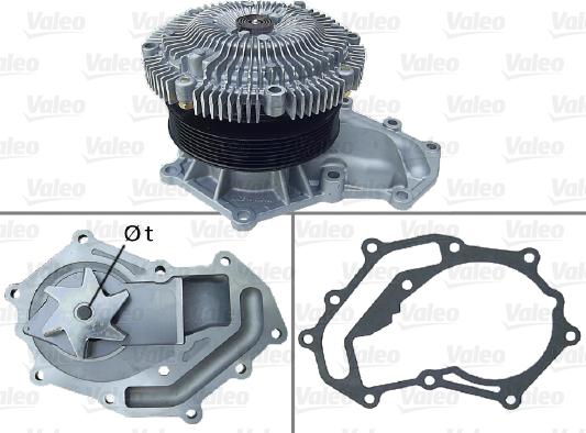 Valeo 506868 - Water Pump www.autospares.lv