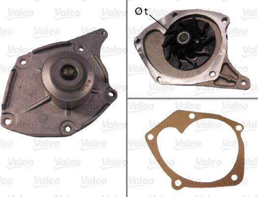 Valeo 506863 - Водяной насос www.autospares.lv