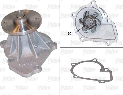 Valeo 506836 - Ūdenssūknis www.autospares.lv