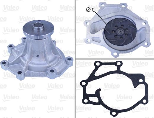 Valeo 506826 - Водяной насос www.autospares.lv