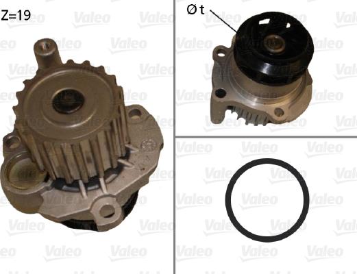 Valeo 506874 - Ūdenssūknis autospares.lv