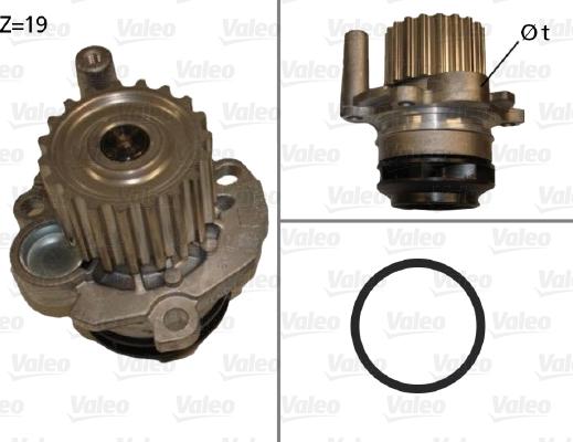 Valeo 506871 - Ūdenssūknis www.autospares.lv