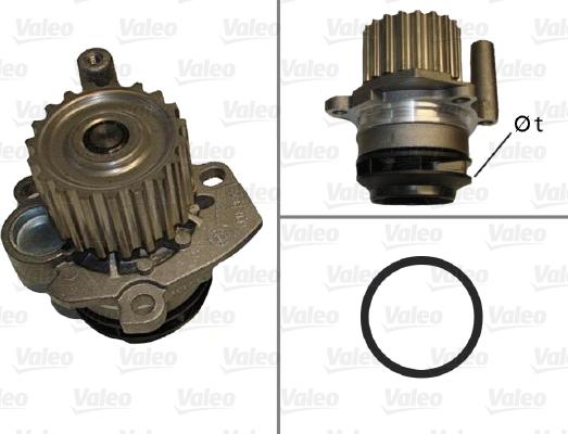 Valeo 506872 - Ūdenssūknis autospares.lv