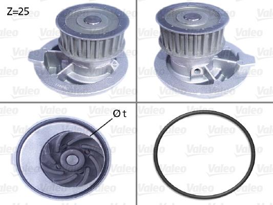 Valeo 506309 - Water Pump www.autospares.lv