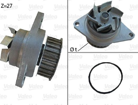 Valeo 506385 - Водяной насос www.autospares.lv