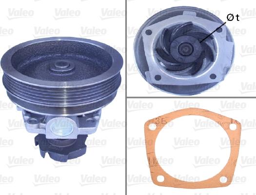 Valeo 506299 - Ūdenssūknis www.autospares.lv