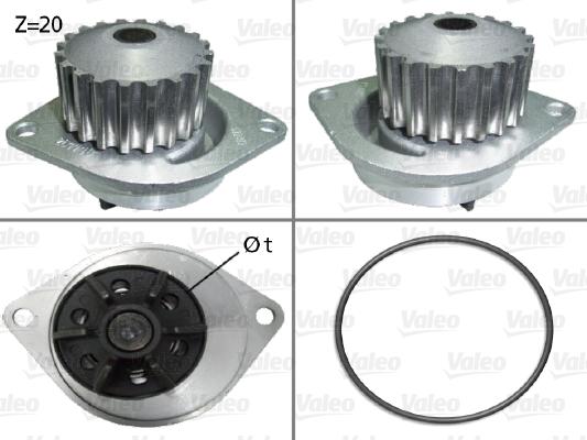 Valeo 506290 - Water Pump www.autospares.lv