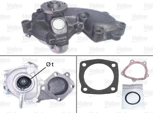 Valeo 506298 - Ūdenssūknis www.autospares.lv