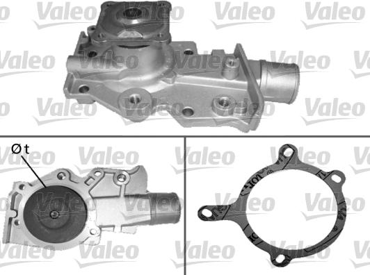 Valeo 506284 - Ūdenssūknis www.autospares.lv