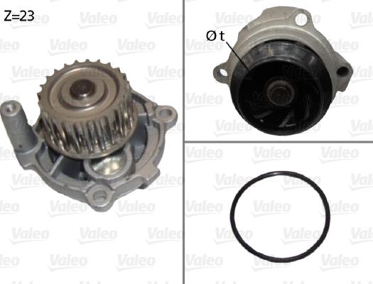 Valeo 506790 - Water Pump www.autospares.lv