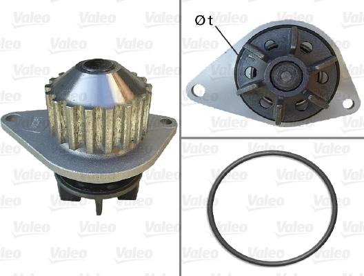 Valeo 506704 - Ūdenssūknis www.autospares.lv