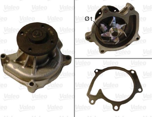 Valeo 506708 - Ūdenssūknis www.autospares.lv