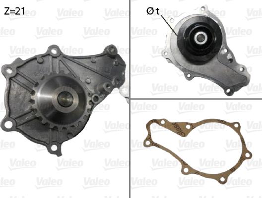 Valeo 506714 - Water Pump www.autospares.lv