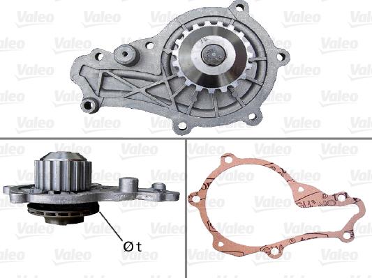 Valeo 506715 - Ūdenssūknis www.autospares.lv