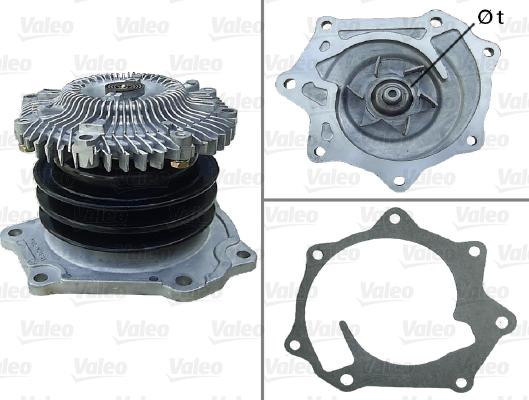 Valeo 506782 - Ūdenssūknis www.autospares.lv