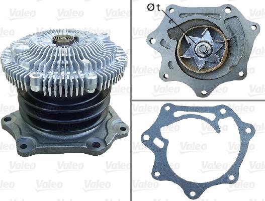 Valeo 506733 - Ūdenssūknis www.autospares.lv