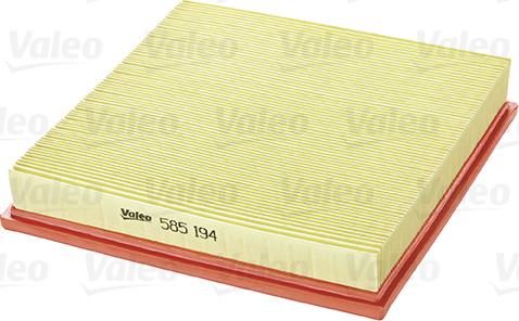 Valeo 585194 - Gaisa filtrs www.autospares.lv