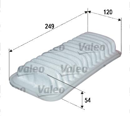 Valeo 585192 - Gaisa filtrs www.autospares.lv