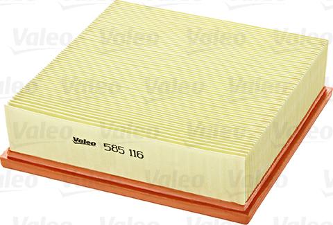 Valeo 585116 - Gaisa filtrs autospares.lv