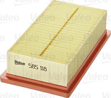 Valeo 585118 - Gaisa filtrs www.autospares.lv