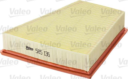 Valeo 585136 - Air Filter, engine www.autospares.lv